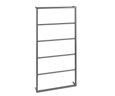 Sapho Ska Nástěnný Sušák Ručníků 600x1150x100mm, černá Mat