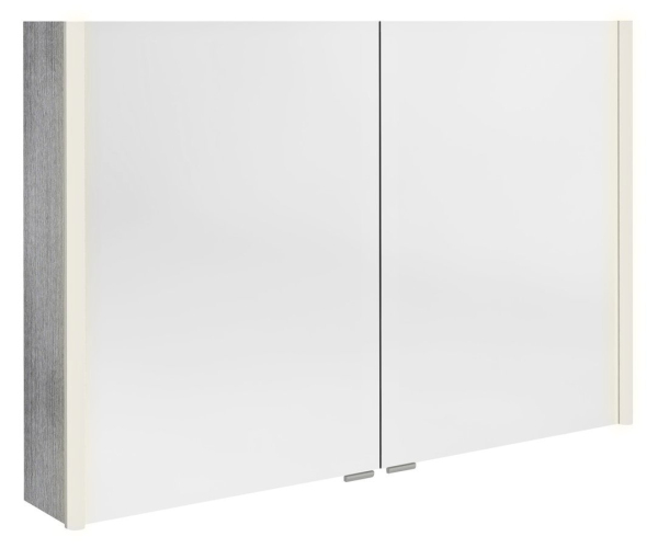 Sapho Alix Galerka S Led Osvětlením, 106x70x17,5cm, Dub Stříbrný