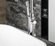 Aqualine Ceto Vanová Baterie S Připojením Do Podlahy, Chrom