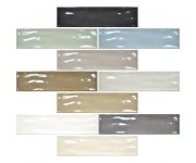 Retro obklad Deceram Florencia Cappuccino 16A 7,5x30 - hnědá (skladem)