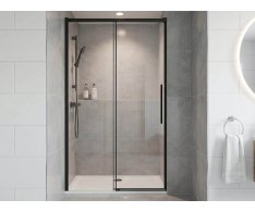 Gelco Luxor Black Sprchové Dveře 1300mm, čiré Sklo