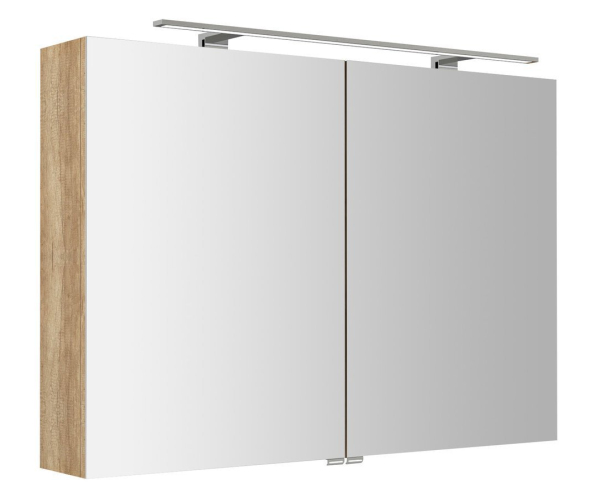Sapho Riwa Galerka S Led Osvětlením, 101x70x17cm, Dub Alabama