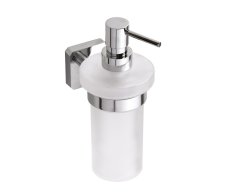 Sapho Insia Dávkovač Mýdla 230ml, Mléčné Sklo, Chrom