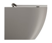 Gsi Pura Wc Mísa Stojící, Swirlflush, 36x55cm, Spodní/zadní Odpad, Tortora Dual-mat