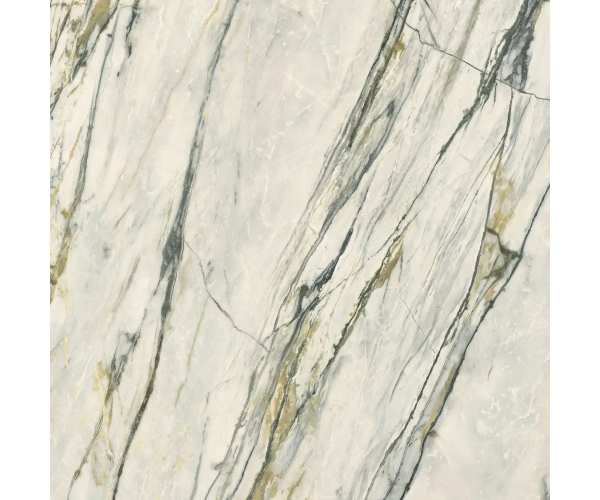 Dlažba jako mramor Flaviker Supreme Treasure Calacata Emerald 120x120 Lux. Rett. - bílá
