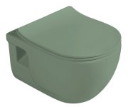 Sapho Brilla Wc Sedátko, Slim, Soft Close, Zelená Mat