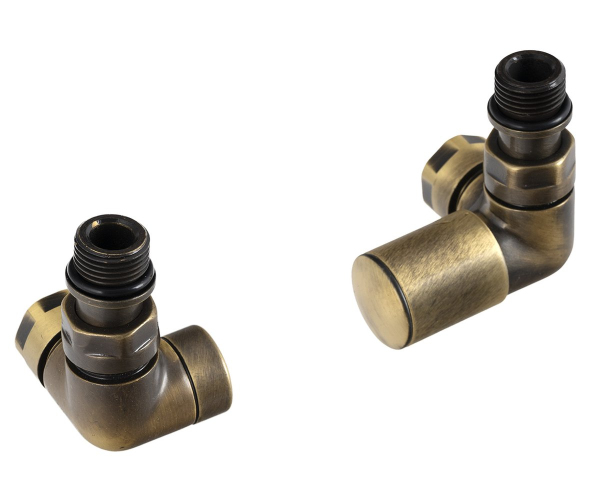 Sapho Corner Simply Připojovací Sada Ventilů Triaxiální, Pravé Provedení, Bronz