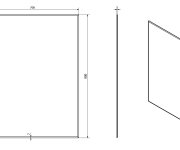 Sapho Accord Zrcadlo S Fazetou 70x90cm, Cu Free