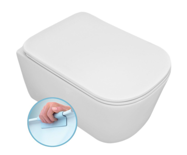 Kerasan Tribeca Závěsná Wc Mísa, Rimless, 35x54cm, Bílá