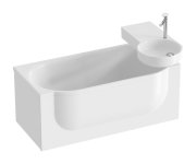 Umyvadlo ARC 83/43 L/P, s otvorem pro baterii, bez přepadu - Umyvadlo ARC 83/43 L, s otvorem pro baterii, bez přepadu XJXL1283000