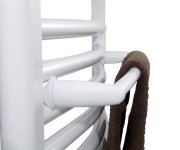 Aqualine Sušák Ručníků Na Otopná Tělesa 33cm Oblý, Bílá