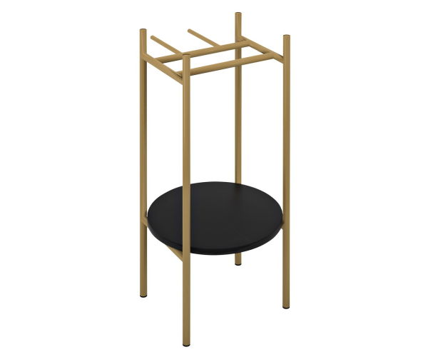 Sapho Puno Podstavec Pod Kulatá Umyvadla 375x830x448xmm, Zlato Mat