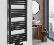 Bruckner Grunt Otopné Těleso Rovné 500x1050mm, Středové Připojení, černá Mat