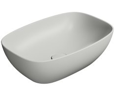 Gsi Nubes Keramické Umyvadlo Na Desku 50x35cm, Cenere Mat