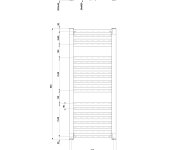 Aqualine Direct Otopné Těleso S Bočním Připojením 450x960 Mm, Bílá