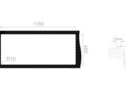 Dřez Okio 780, Matný Povrch, Tloušťka 0,5 Mm, Včetně Sifonu (rd0211110) A 3 1/2" Sítkového Ventilu S-RDOKM7804355V