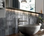 Obklad jako kámen CIR Fuoritono Petrolio 10x30 - modrá