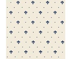 Petracers Grand Elegance Giglio blu su panna 20x20
