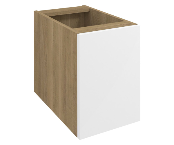 Sapho Wave Skříňka Spodní Dvířková 30x45x47,8cm, Pravá/levá, Bílá/dub Cuneo