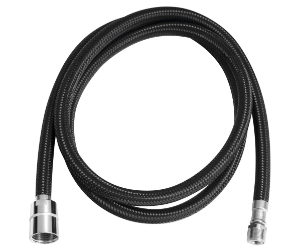 Aqualine Sprchová Hadice Pro Výsuvné Sprchy, F1/2"-m1/4", 150cm, černá