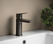 Aqualine Flery Stojánková Umyvadlová Baterie, Gun Metal