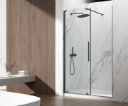 Gelco Spirit Black Sprchové Dveře 1300mm, čiré Sklo