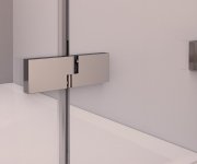 Polysan Fortis Edge Sprchové Dveře 1000mm, čiré Sklo, Pravé