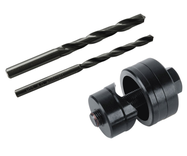 Wolfcraft Vykružovač Otvorů 35mm Do Dřezu Pro Vodovodní Baterii + Vrtáky
