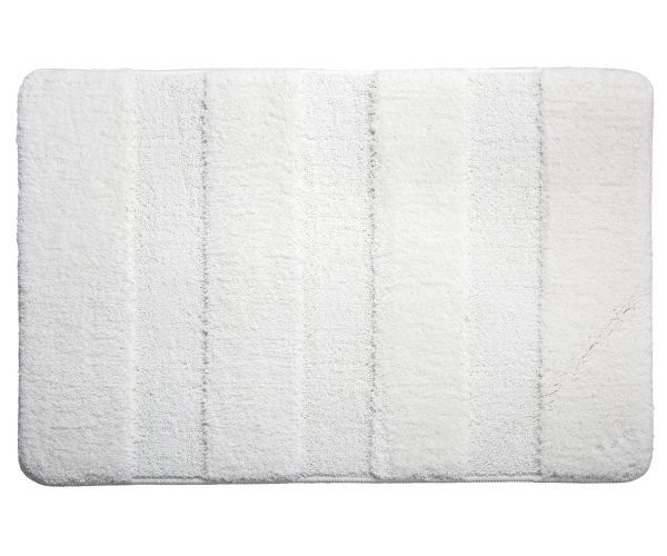 Ridder Serenity Předložka 60x90cm S Protiskluzem, Polyester, Bílá