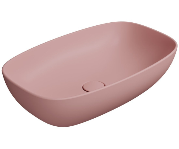 Gsi Nubes Keramické Umyvadlo Na Desku 60x38cm, Blush Mat