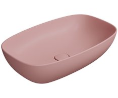 Gsi Nubes Keramické Umyvadlo Na Desku 60x38cm, Blush Mat