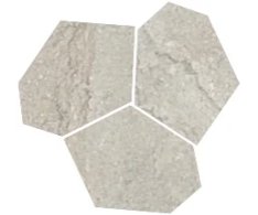 Coem Sinai Grigio Mosaico Trapezi 28,5x30,2 Nat. Rett.
