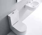 Kerasan Flo Wc Kombi Mísa 36x60cm, Spodní/zadní Odpad, Bílá