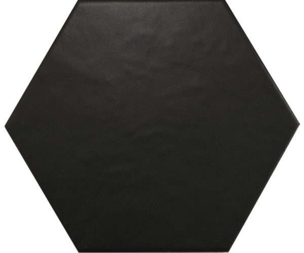 Dlažba Equipe Hexatile Negro Mate 17,5x20 - černá