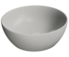 Gsi Pura Keramické Umyvadlo Na Desku, Průměr 32cm, Cenere Mat