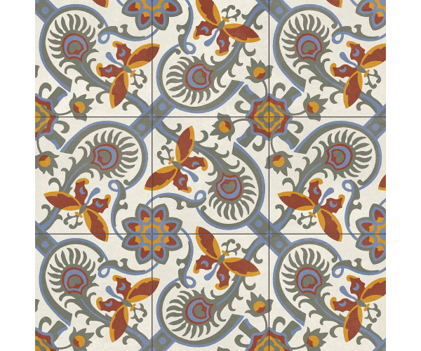 Retro dlažba Aparici Altea Alba 59,2x59,2 Nat. Rett.
