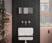 Obklad Equipe Lanse Black 5x25 - antracitová
