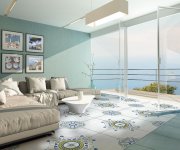 Retro dlažba La Fenice Polveri Vietresi Ravello Verde 60,5x60,5 - zelená