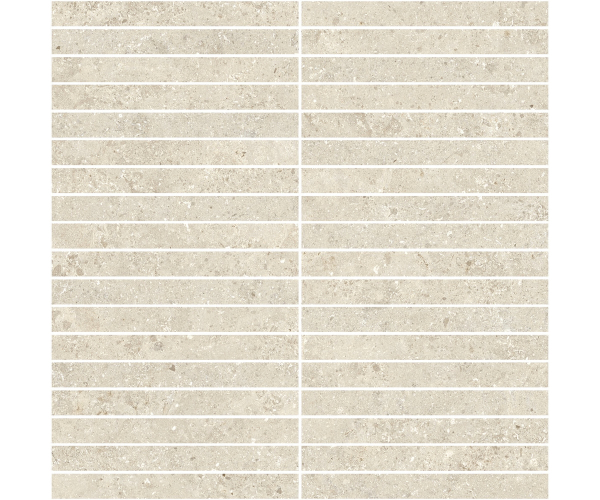 Mozaika jako kámen APE Kyoto M-stick Ivory 30x30 Matt. Rett. - béžová