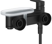 Polička Chrome II k nástěnným bateriím Chrome II - Polička Chrome pro vanovou a sprchovou baterii Chrome II X07P1237