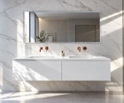 Aqualine Flanco Zrcadlo S Fazetou 60x100cm, Cu Free