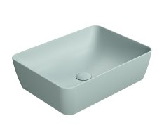 Gsi Sand/nubes Keramické Umyvadlo Na Desku 50x38cm, Ghiaccio Mat