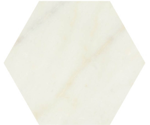 Dlažba jako mramor APE Calacatta Slow Hexagon 13,9x16 - bílá