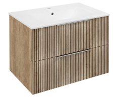 Sapho Cirasa Strip Umyvadlová Skříňka 69,8x52x46cm, Dub Alabama