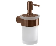 Gedy Pirenei Dávkovač Mýdla 110 Ml, Mléčné Sklo, Měď Mat
