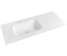 Sapho Treos Umyvadlo 96,6x51,3 Cm (75+20), Rockstone, Levé, Bílá Mat
