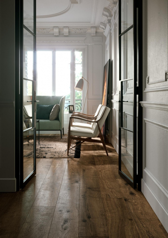 Realizace Dlažba jako dřevo Marazzi Vero Rovere