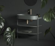Umyvadlová stojánková baterie Espirit BeCool ES 015.01 - ES 015.61GLB Umyvadlová stojánková baterie BeCool 340 mm bez výpusti, zlato kartáčované X070561