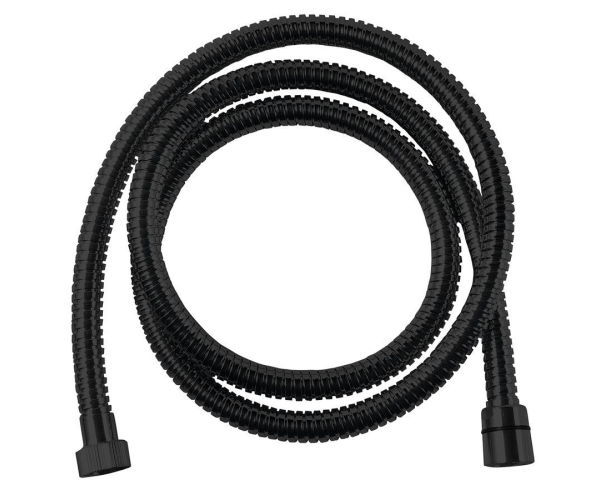 Sapho Powerflex Kovová Sprchová Hadice, 150cm, černá Mat