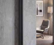 Sapho Letizia Otopné Těleso 90x1800mm, černá Mat